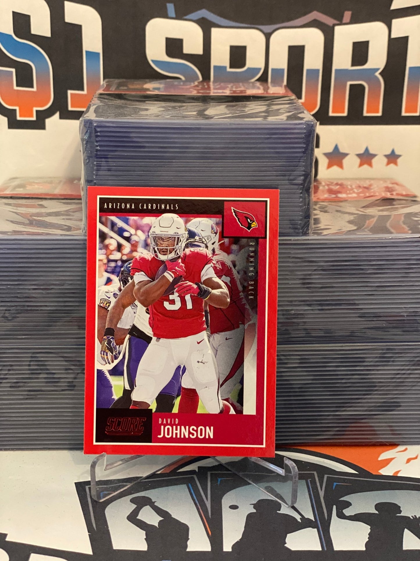 2019 Panini Score (Red) David Johnson #291