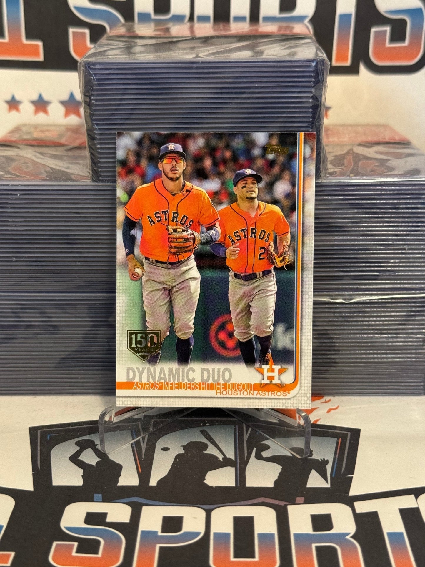 2019 Topps (150 Years Variation) Jose Altuve & Carlos Correa #294