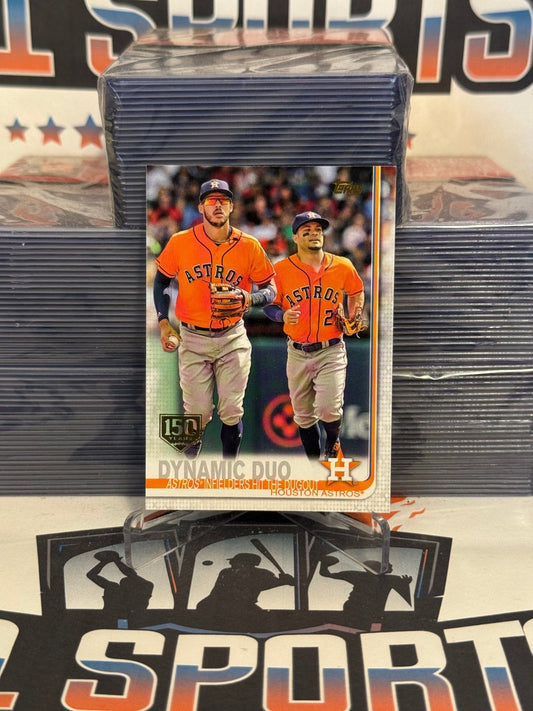 2019 Topps (150 Years Variation) Jose Altuve & Carlos Correa #294