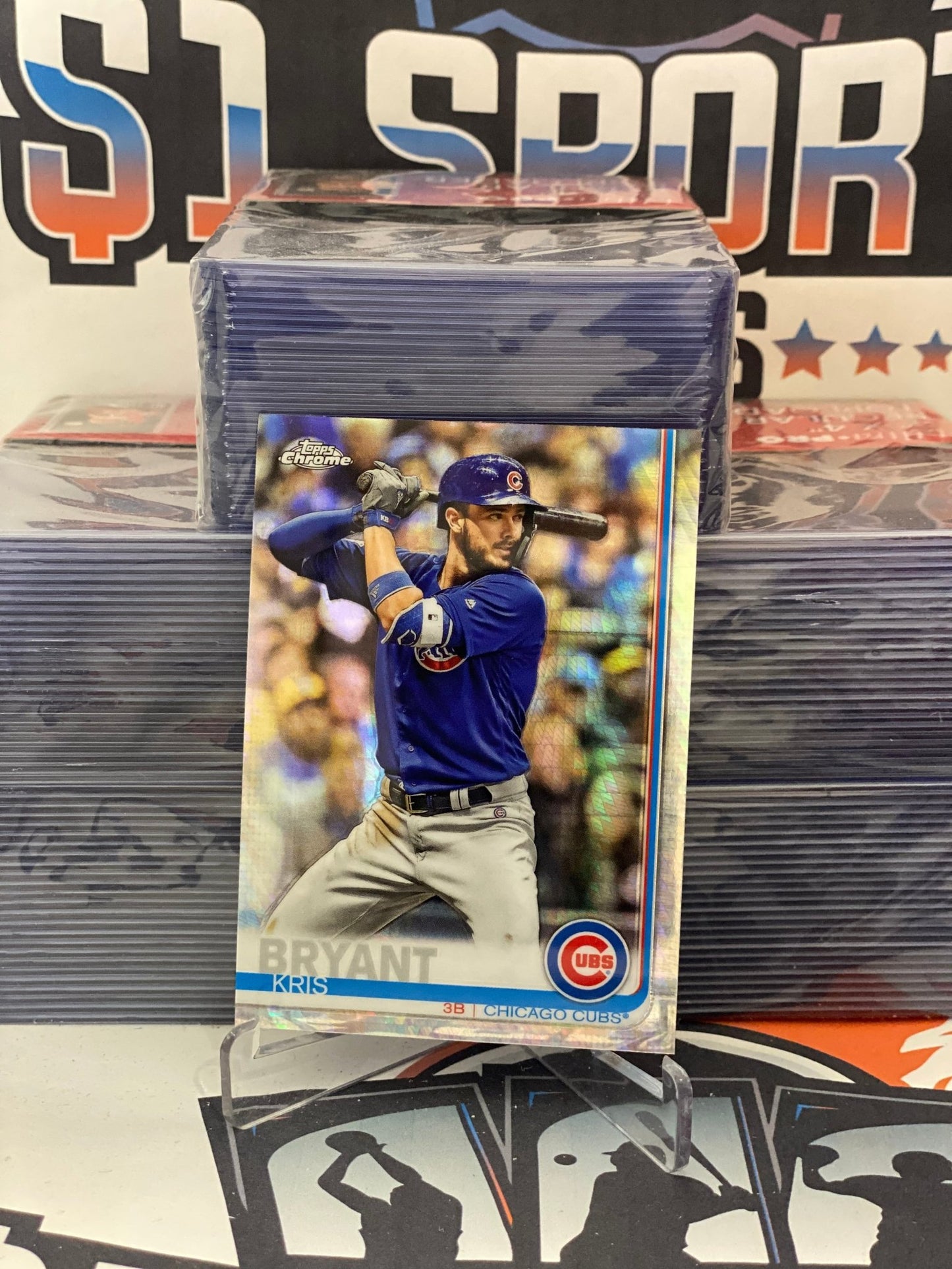 2019 Topps Chrome (Prism Refractor) Kris Bryant #25
