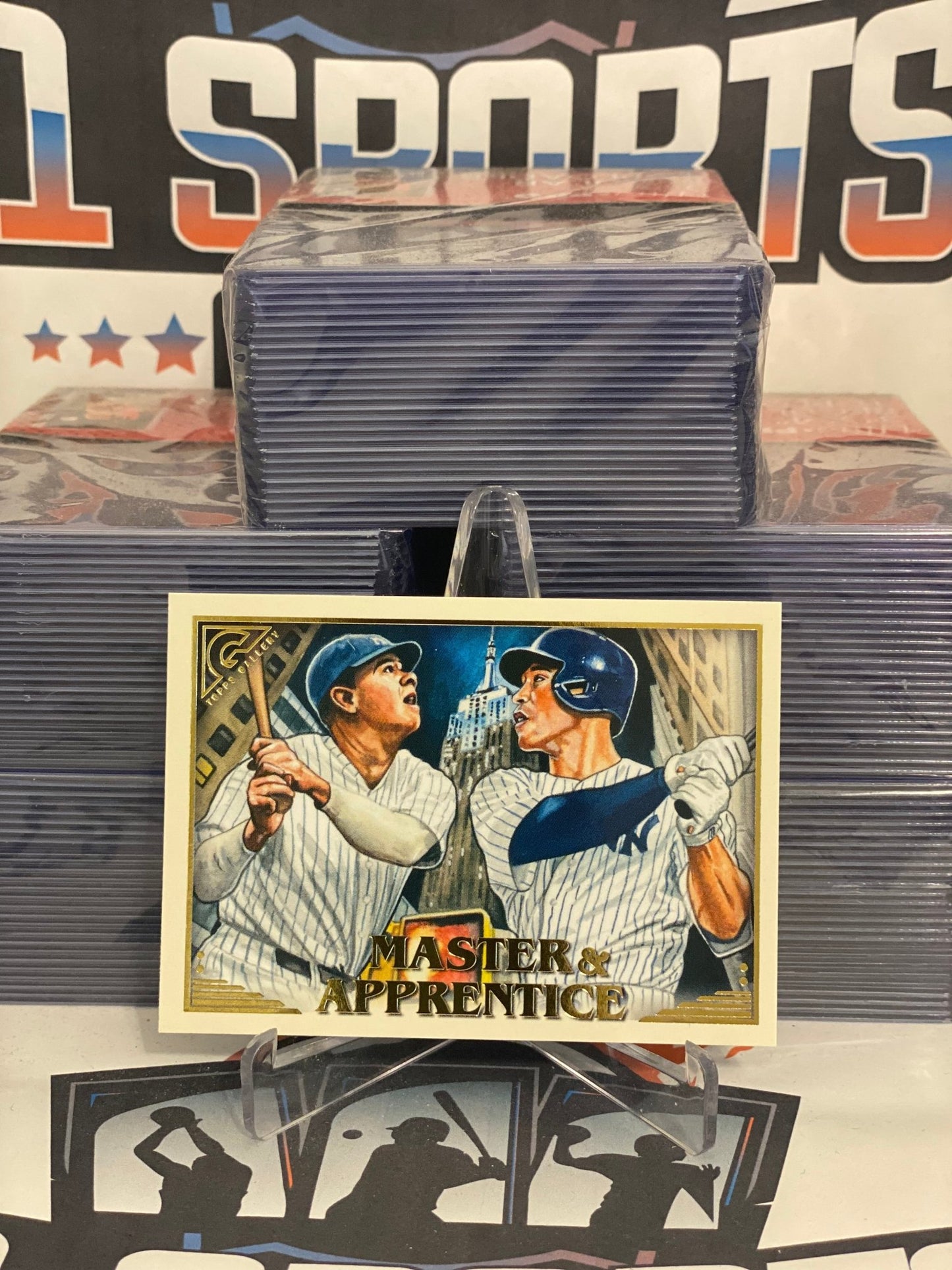 2019 Topps Gallery (Master & Apprentice) Aaron Judge & Babe Ruth #MA-RJ