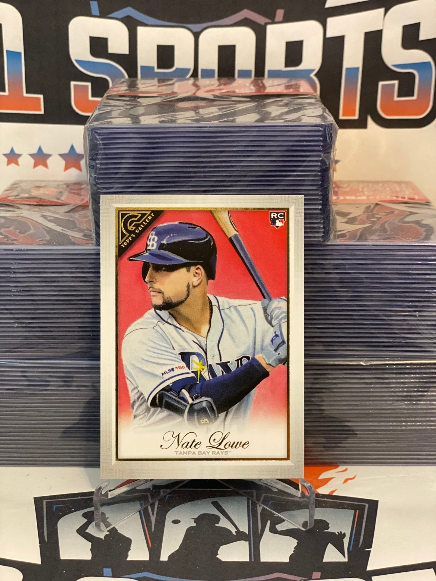 2019 Topps Gallery Nate Lowe Rookie #2