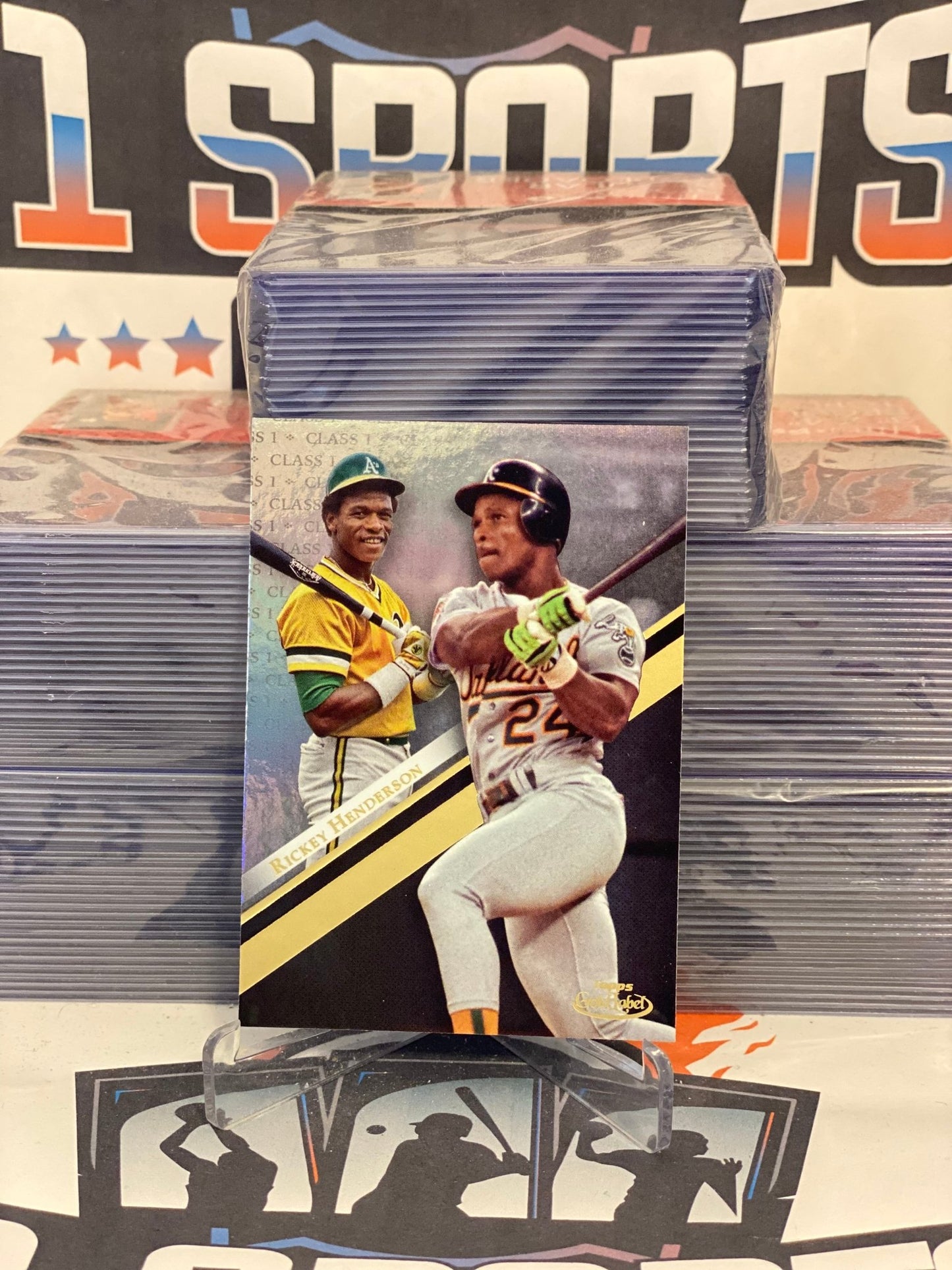 2019 Topps Gold Label (Class 1) Rickey Henderson #72