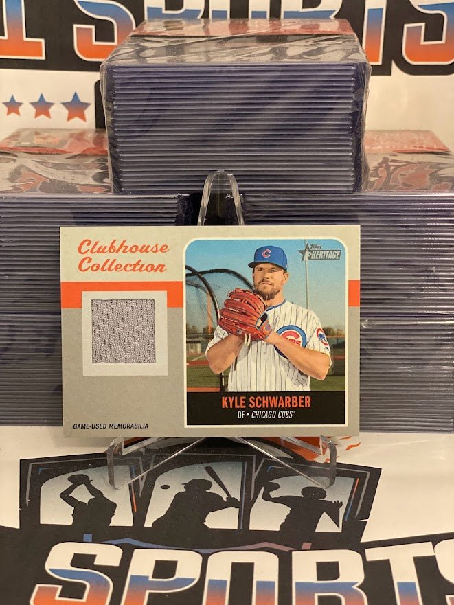 2019 Topps Heritage (Clubhouse Collection Relic) Kyle Schwarber #CCR-KS