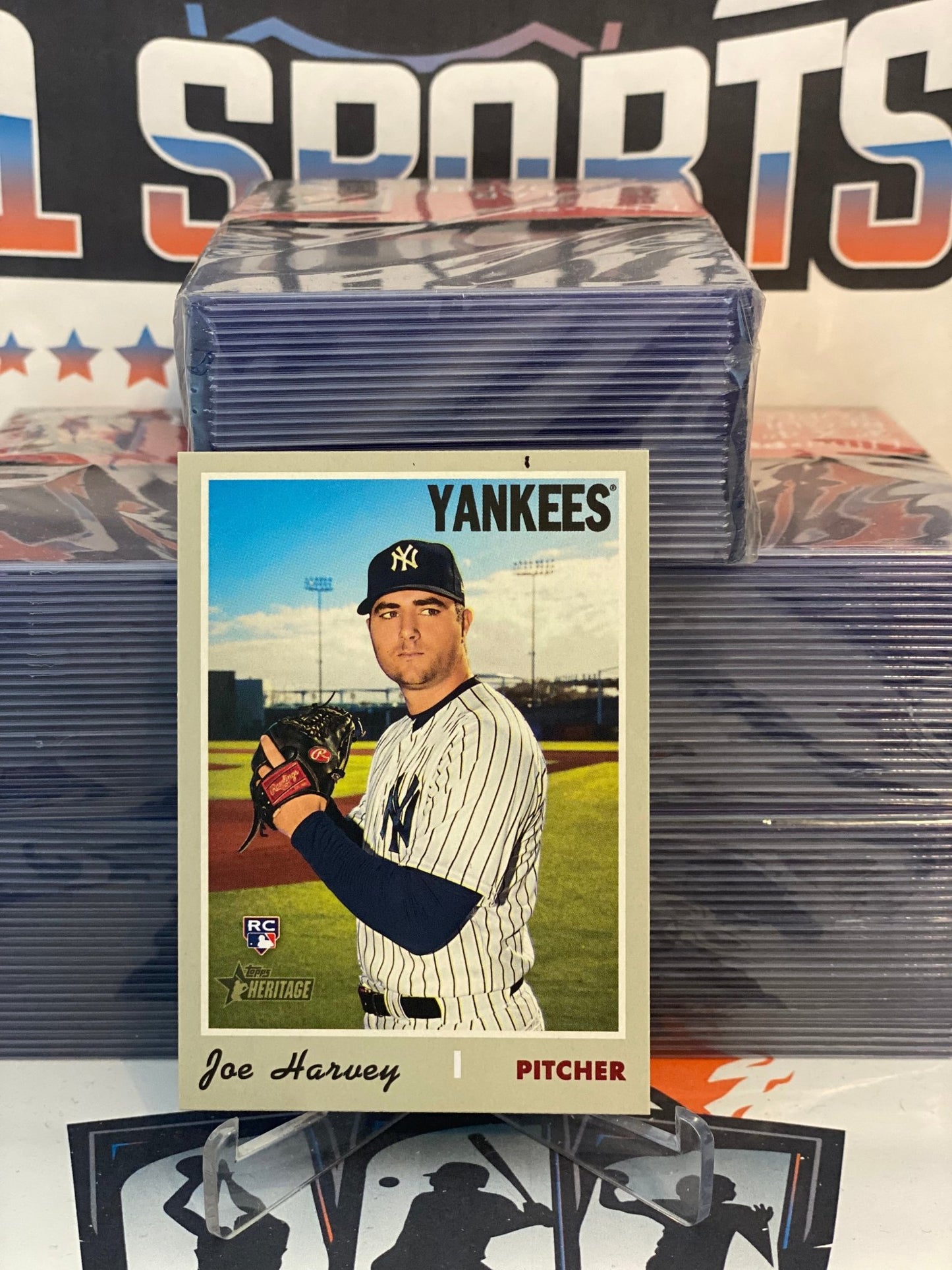 2019 Topps Heritage Joe Harvey Rookie #698