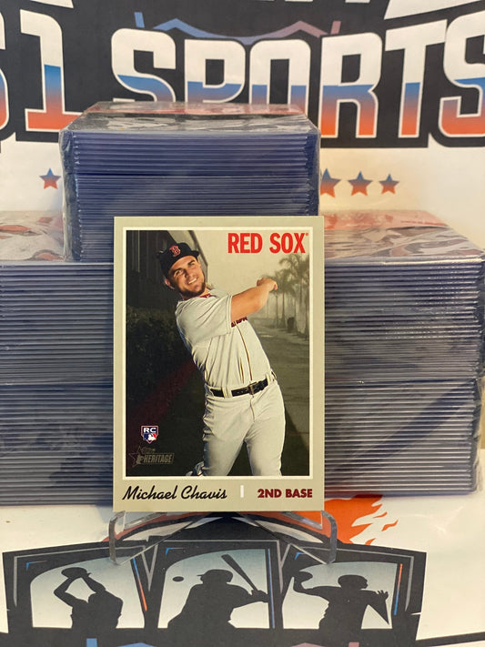 2019 Topps Heritage Michael Chavis Rookie #501