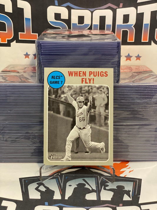 2019 Topps Heritage (NLCS) Yasiel Puig #198