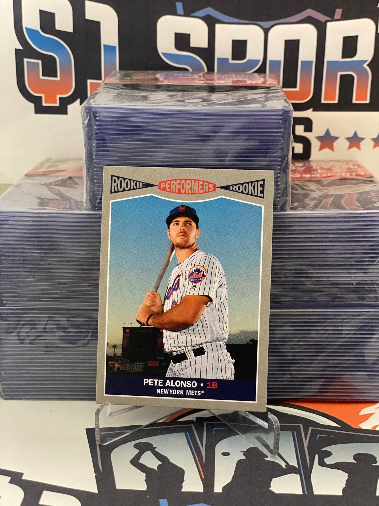 2019 Topps Heritage (Rookie Performers) Pete Alonso #RP-3