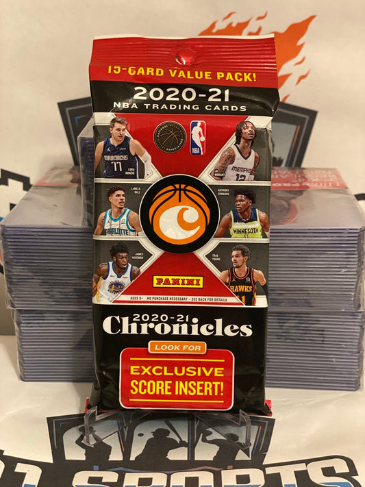 2020-21 Panini Chronicles NBA Basketball Hanger Pack