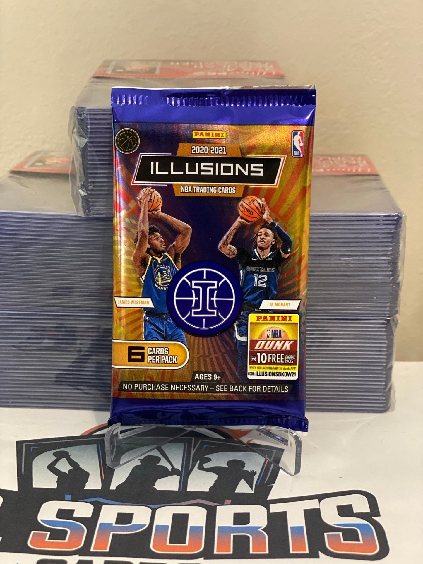 2020-21 Panini Illusions NBA Basketball Retail Pack