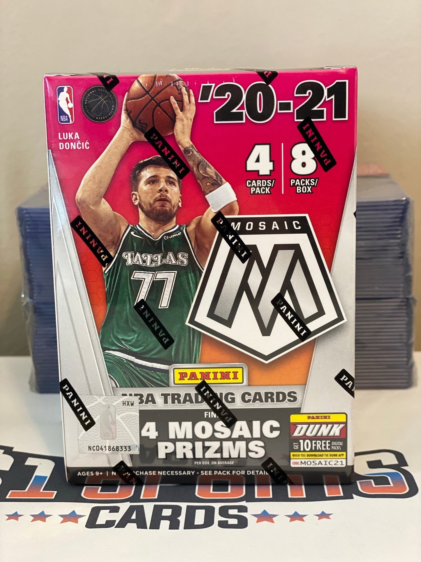 2020-21 Panini Mosaic NBA Basketball Blaster Box