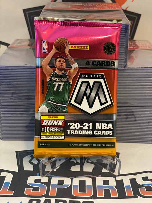 2020-21 Panini Mosaic NBA Basketball Retail Pack