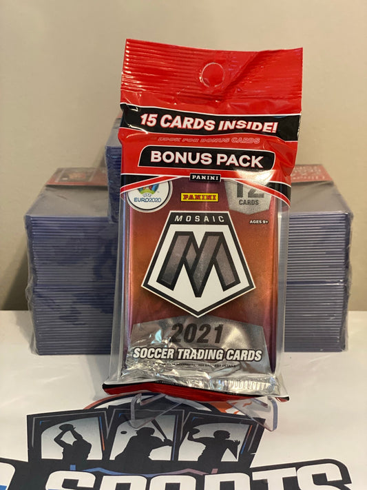 2020-21 Panini Mosaic UEFA Euro Soccer Cello Multi-Pack