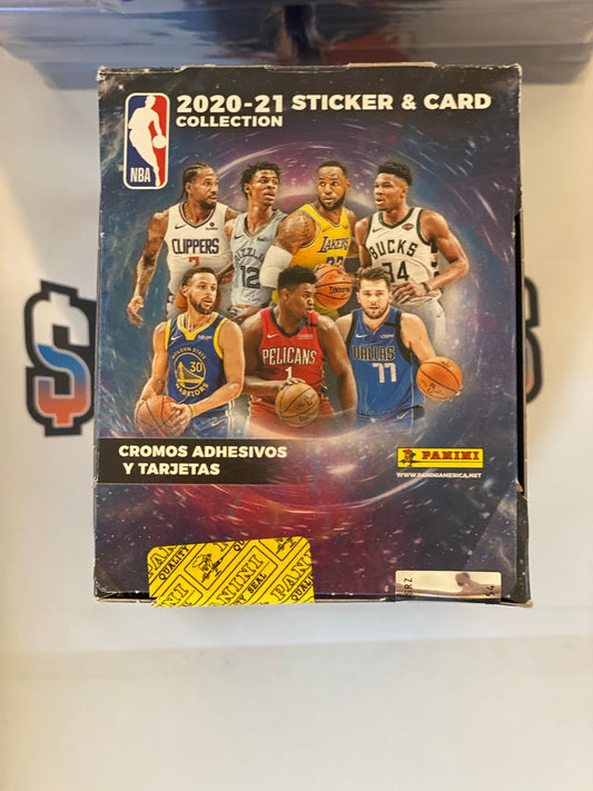 2020-21 Panini Sticker & Card NBA Basketball Collection Box