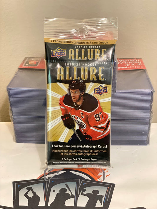 2020-21 Upper Deck Allure NHL Hockey Cello Multi-Pack