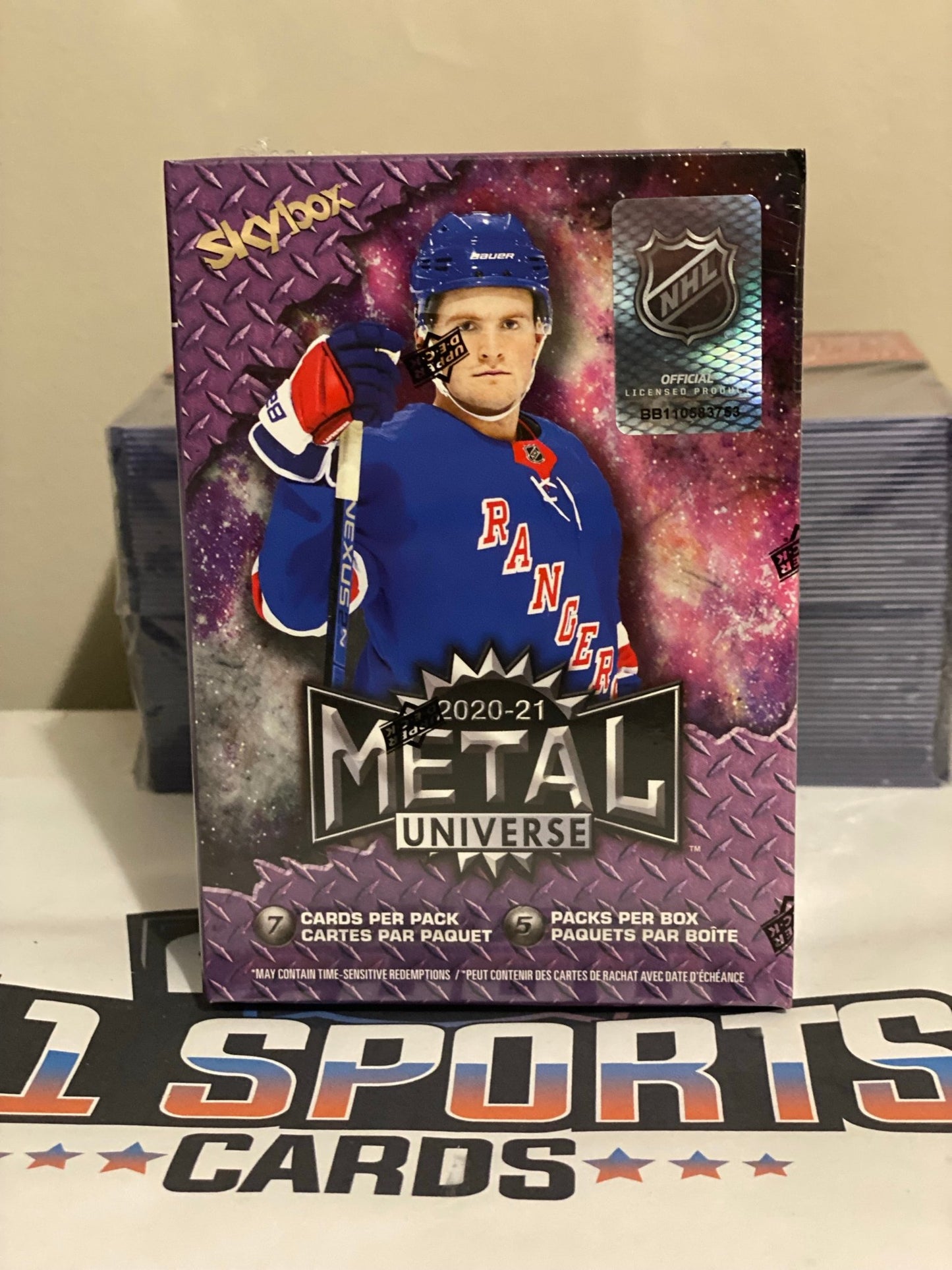 2020-21 Upper Deck Skybox Metal NHL Hockey Blaster Box