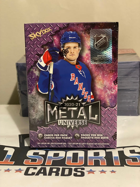 2020-21 Upper Deck Skybox Metal NHL Hockey Blaster Box