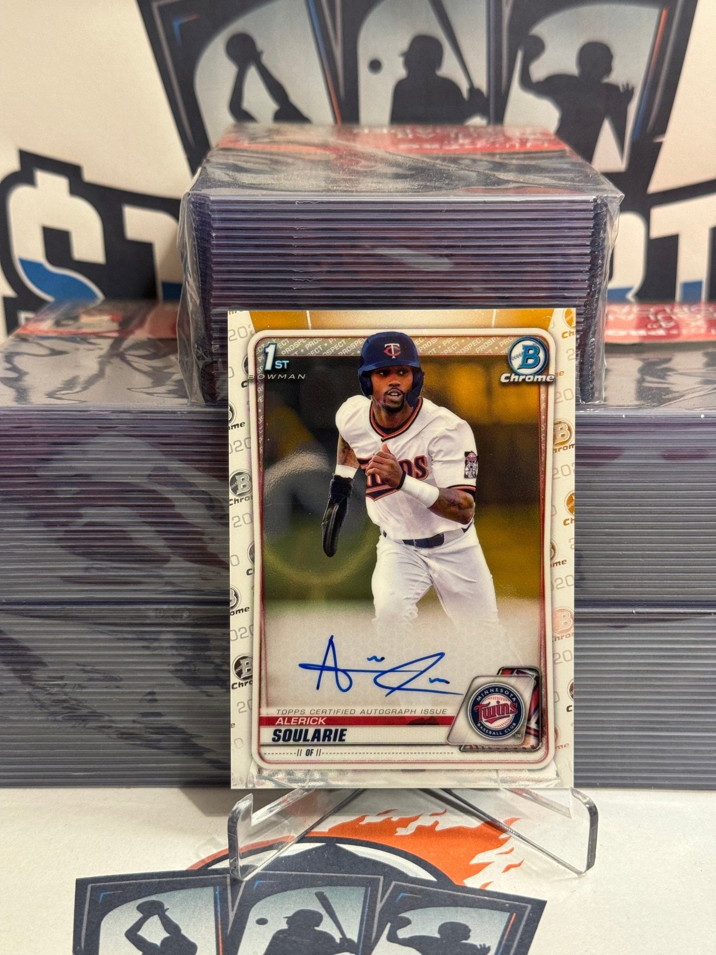2020 Bowman Chrome Prospects (1st Bowman, Auto) Alerick Soularie #CDA-ASO