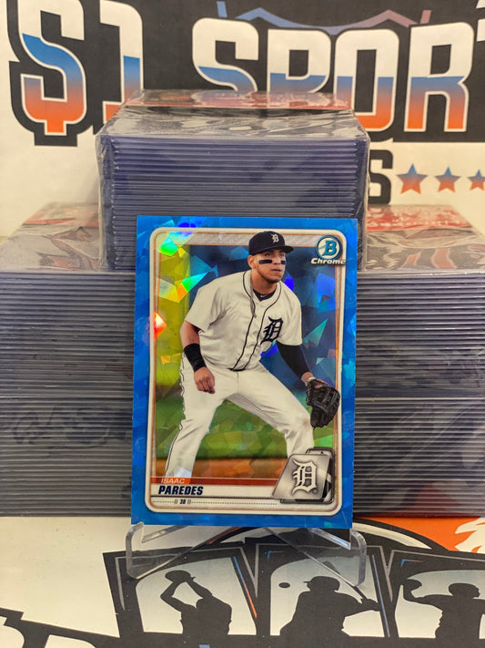 2020 Bowman Chrome Prospects Sapphire Isaac Paredes #BCP-120
