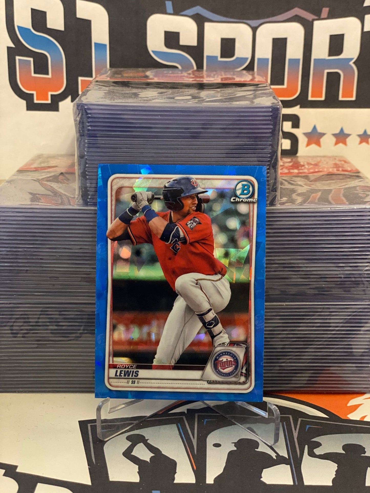 2020 Bowman Chrome Prospects Sapphire Royce Lewis #BCP-93