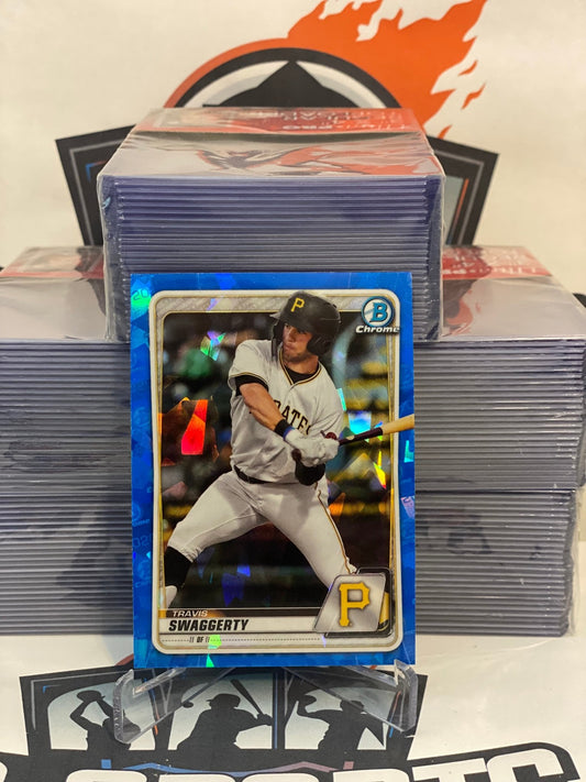2020 Bowman Chrome Sapphire Travis Swaggerty #BCP-146