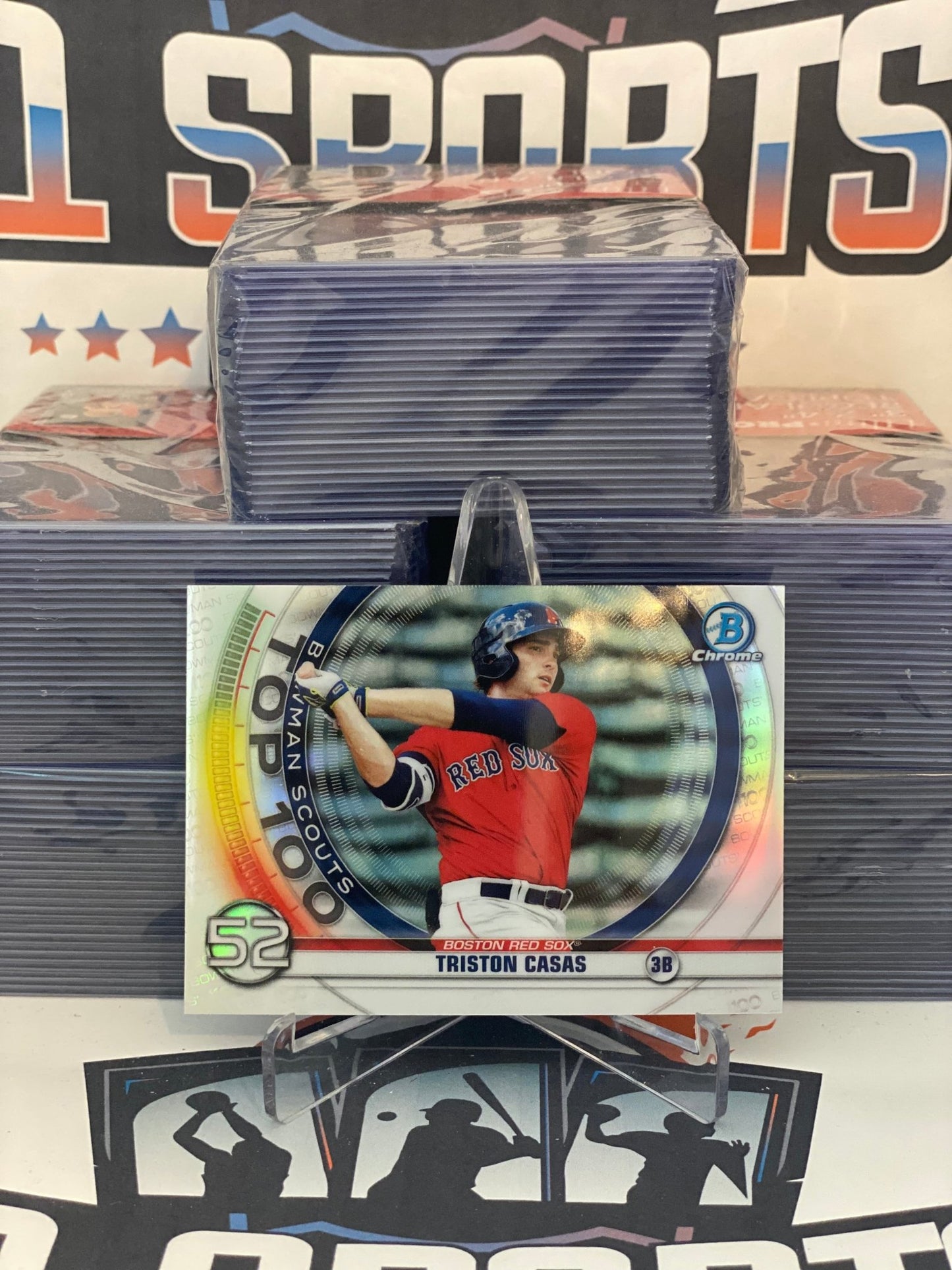 2020 Bowman Chrome (Top 100) Triston Casas #BTP-52