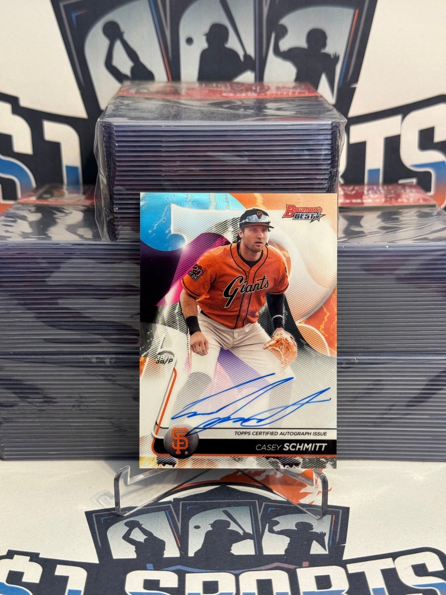 2020 Bowman's Best (Best of 2020 Auto) Casey Schmitt #B20-CS