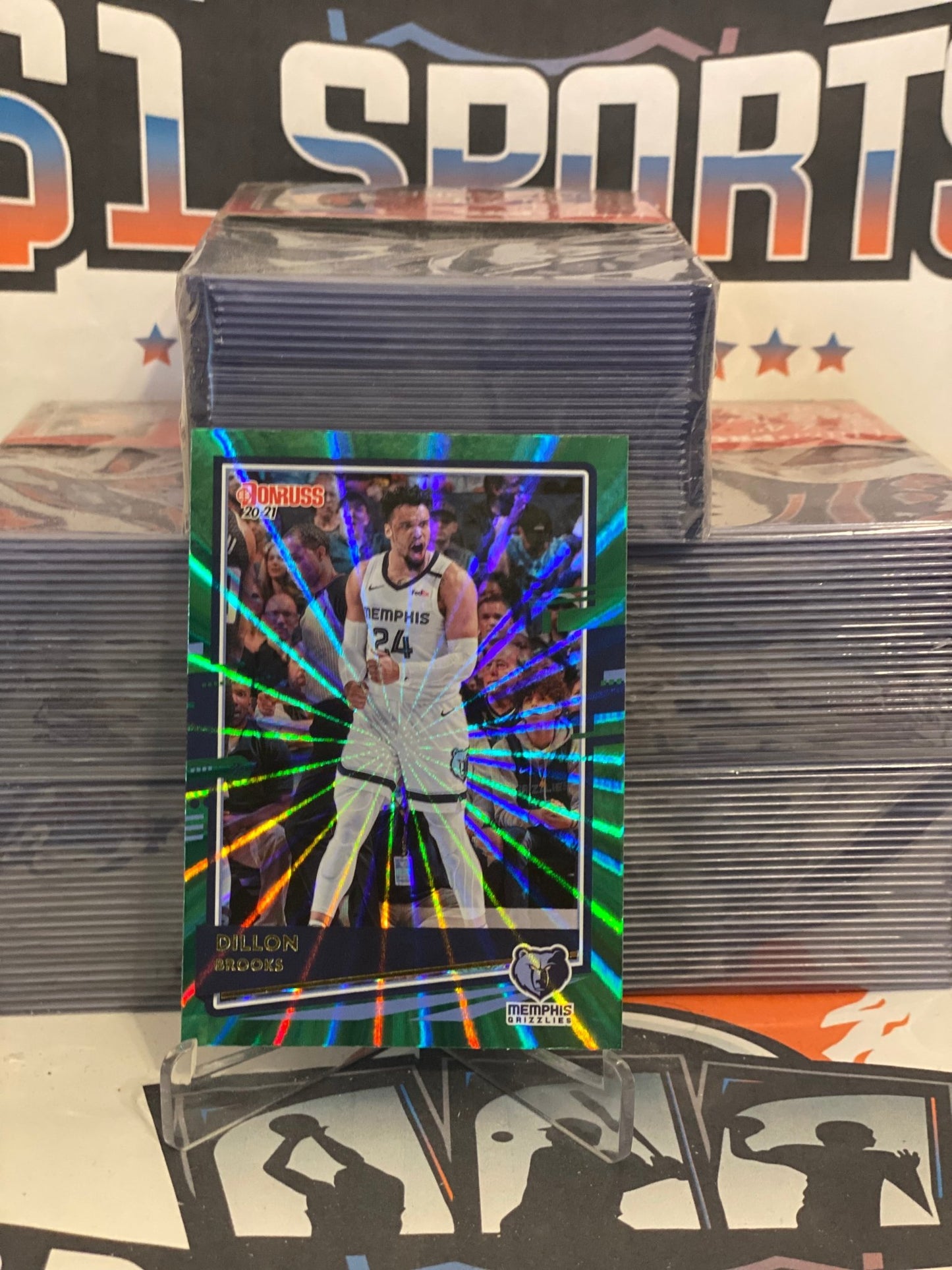 2020 Donruss (Green Laser) Dillon Brooks #47