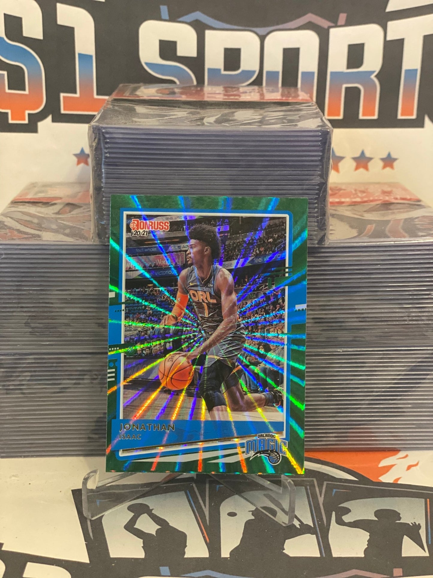 2020 Donruss (Green Laser) Jonathan Isaac #135