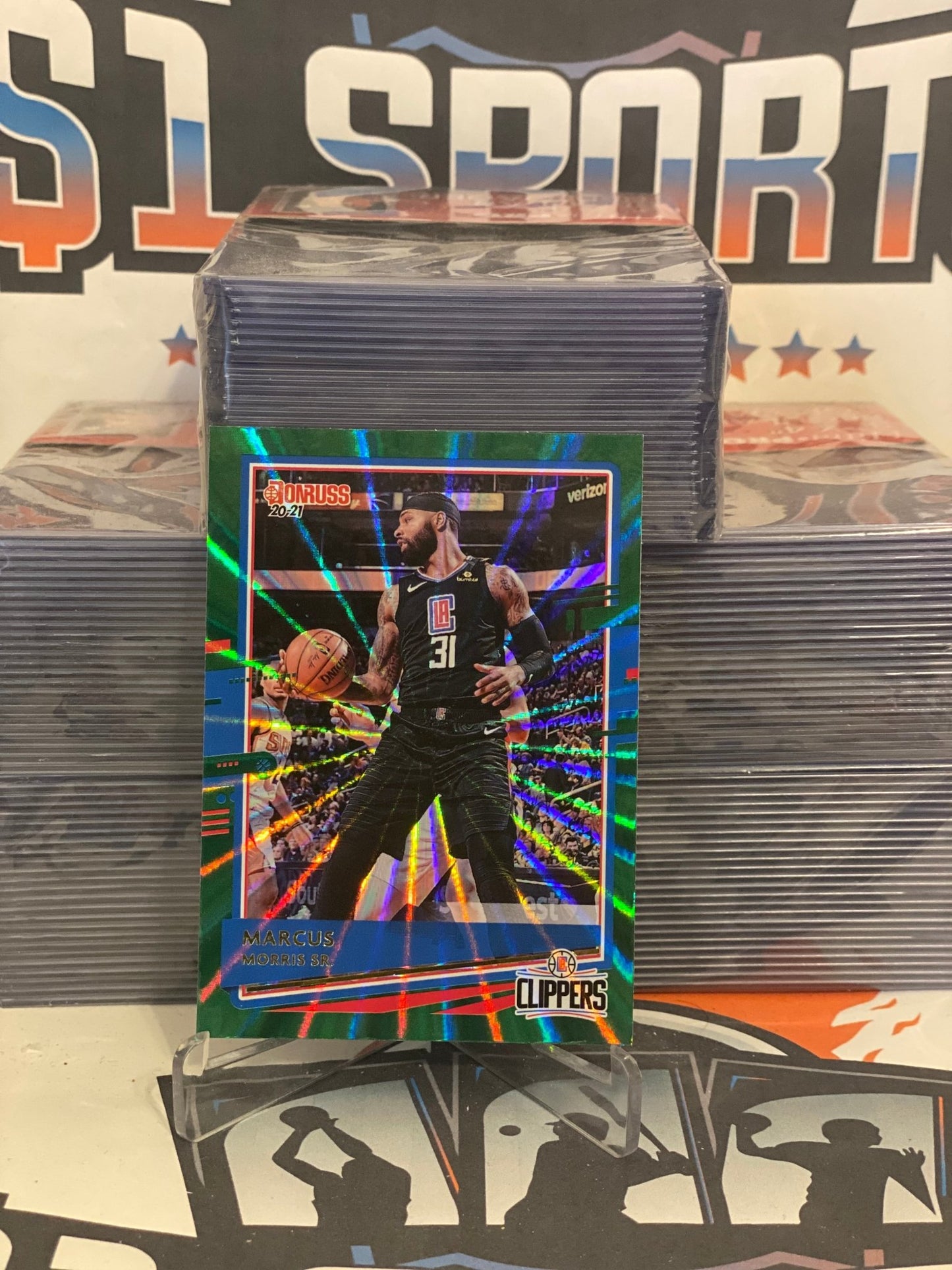 2020 Donruss (Green Laser) Marcus Morris Sr. #164