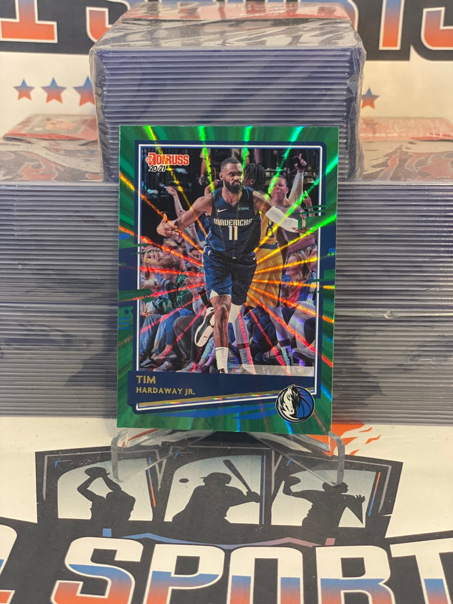 2020 Donruss (Green Laser) Tim Hardaway Jr. #90