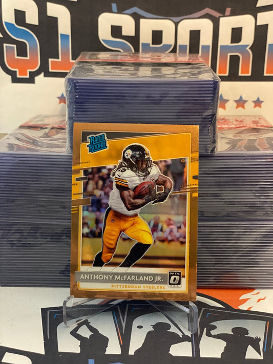 2020 Donruss Optic (Bronze Prizm, Rated Rookie) Anthony McFarland Jr. #191