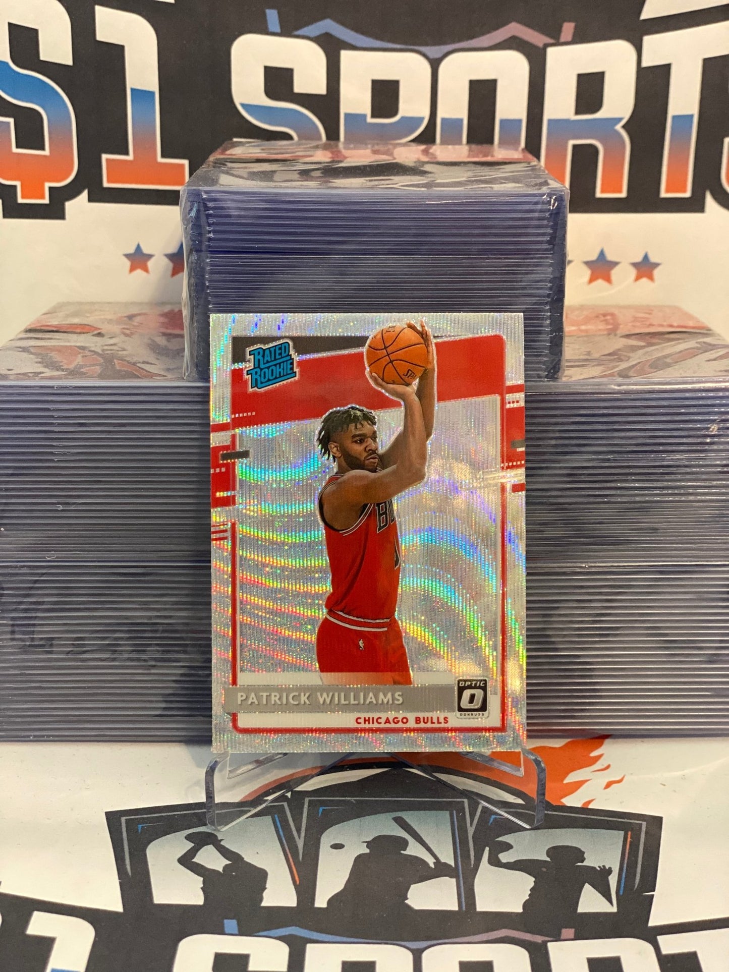2020 Donruss Optic (Fanatics Prizm, Rated Rookie) Patrick Williams #154