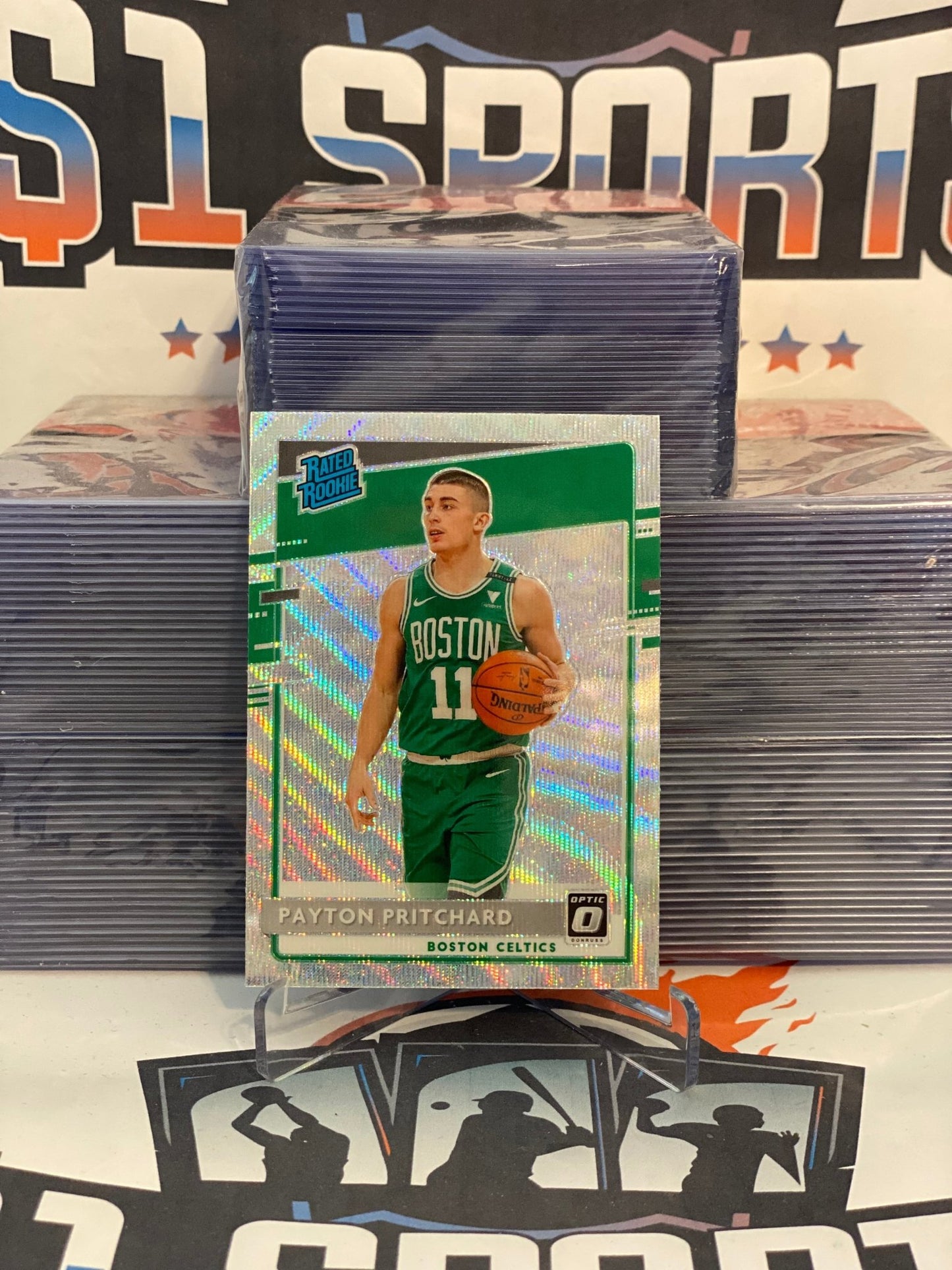 2020 Donruss Optic (Fanatics Prizm, Rated Rookie) Payton Pritchard #176