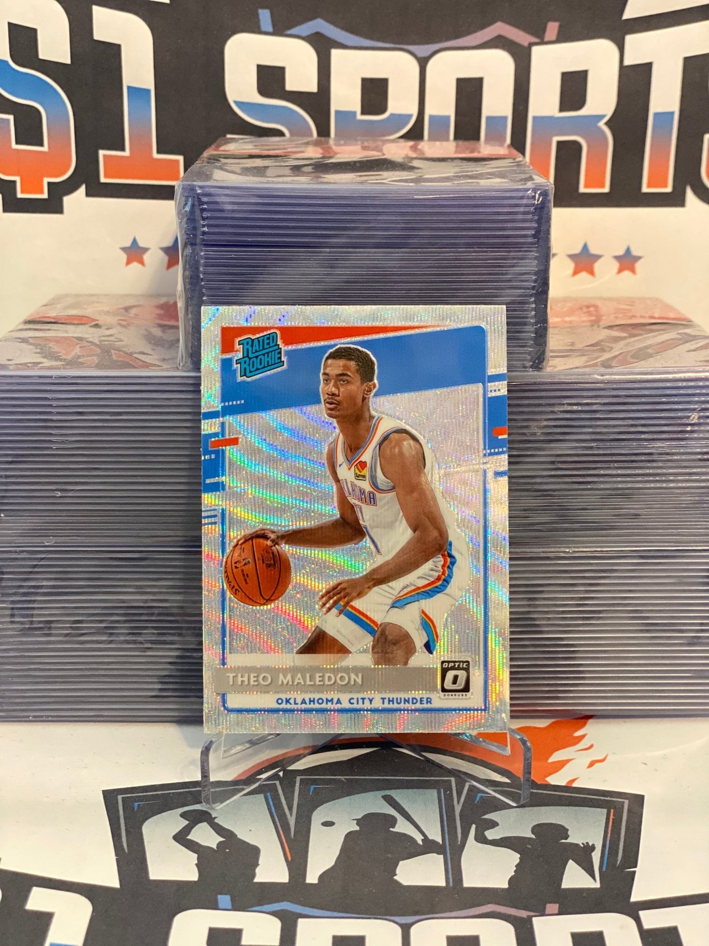 2020 Donruss Optic (Fanatics Prizm, Rated Rookie) Theo Maledon #184