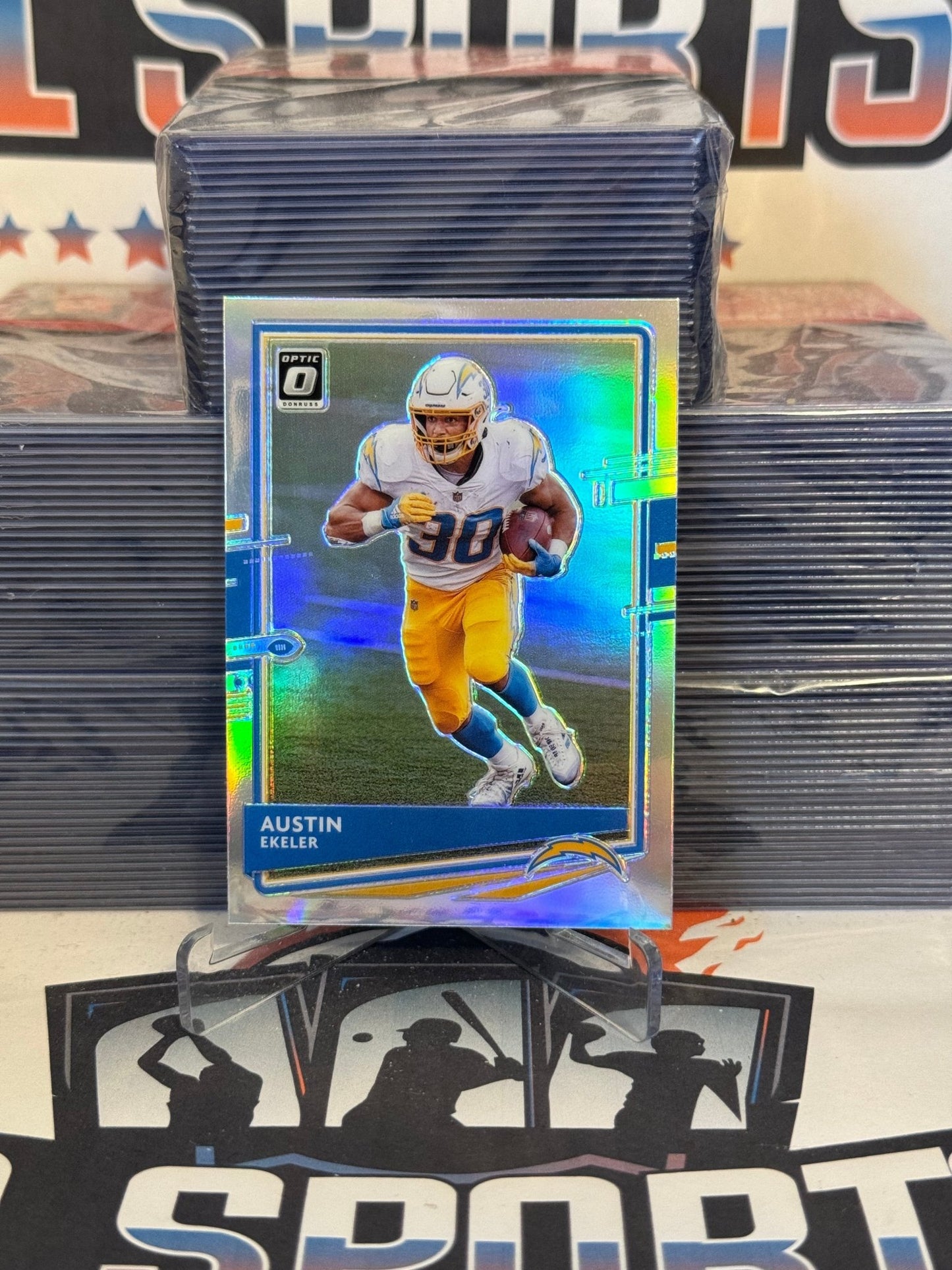 2020 Donruss Optic (Holo Prizm) Austin Ekeler #54