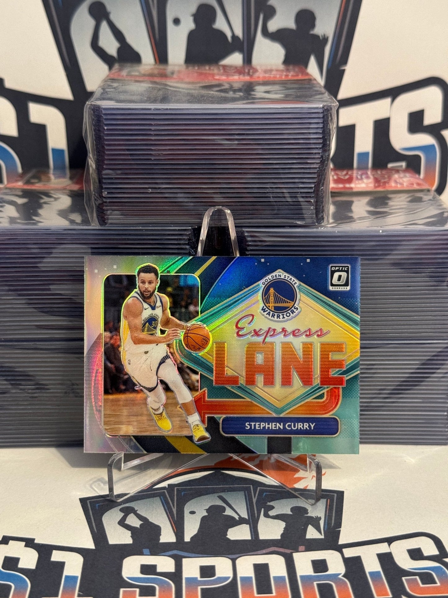 2020 Donruss Optic (Holo Prizm, Express Lane) Stephen Curry #3