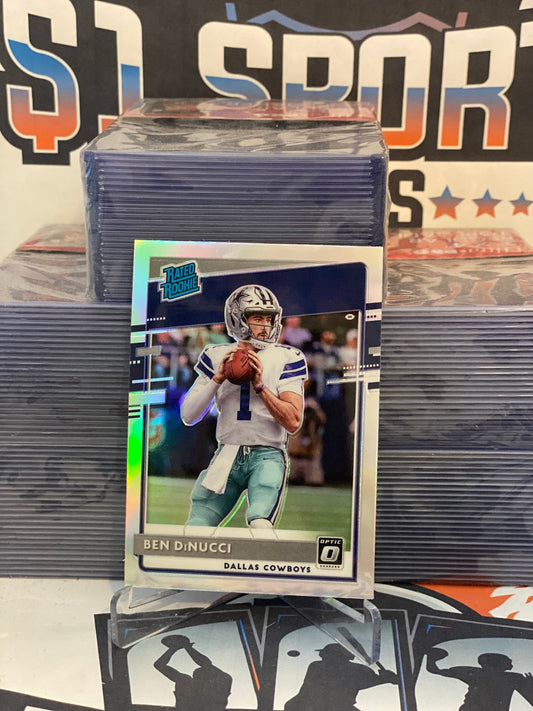 2020 Donruss Optic (Holo Prizm, Rated Rookie) Ben DiNucci #200