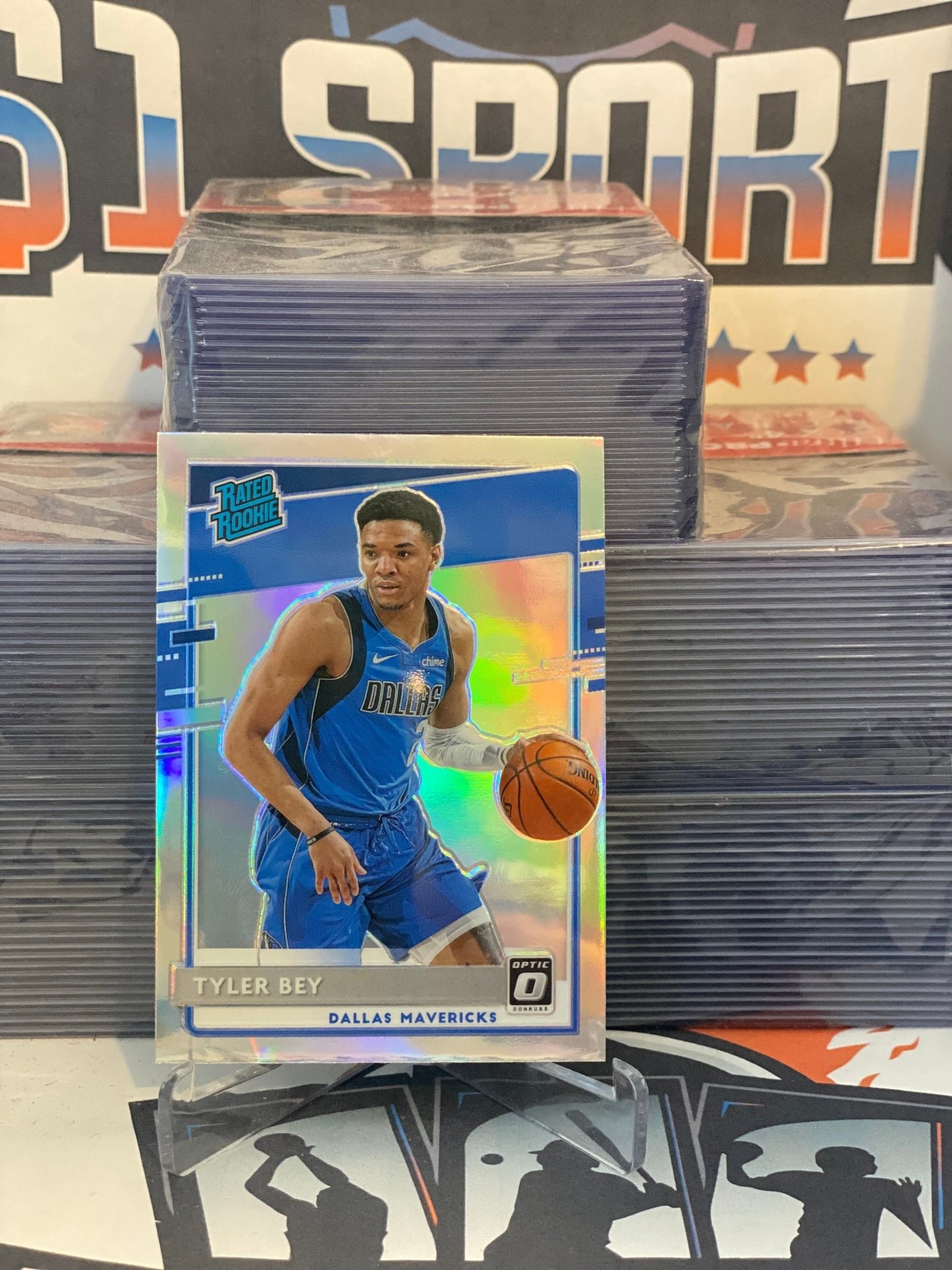 2020 Donruss Optic (Holo Prizm, Rated Rookie) Tyler Bey #186