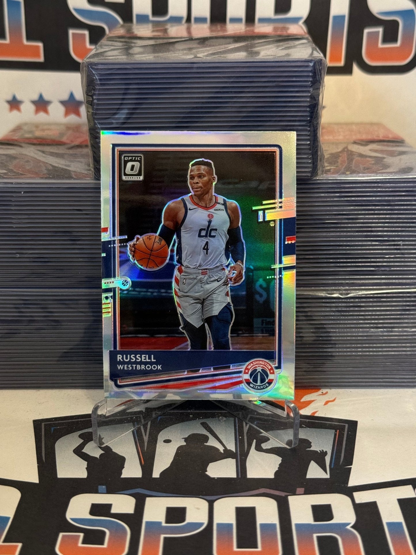 2020 Donruss Optic (Holo Prizm) Russell Westbrook #70