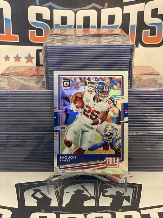 2020 Donruss Optic (Holo Prizm) Saquon Barkley #74