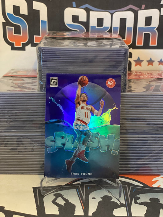 2020 Donruss Optic (Purple Prizm, Splash!) Trae Young #11