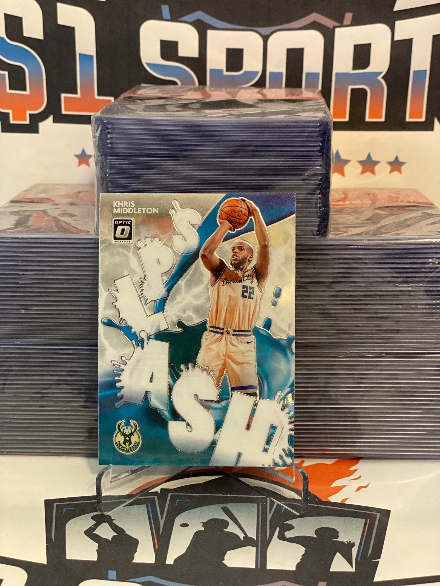 2020 Donruss Optic (Splash!) Khris Middleton #6