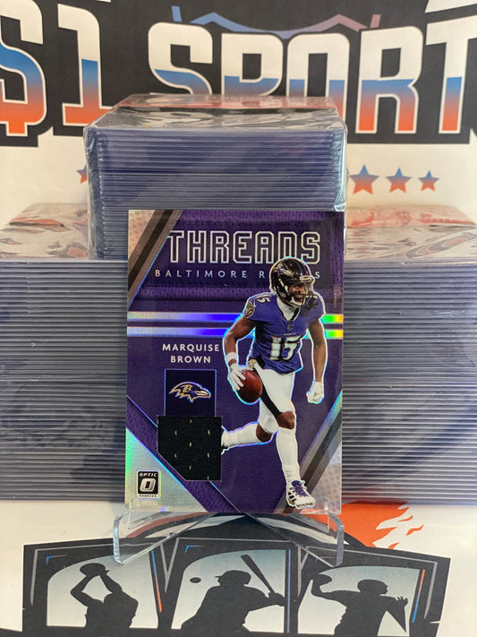 2020 Donruss Optic (Threads Relic) Marquise Brown #DT-MB