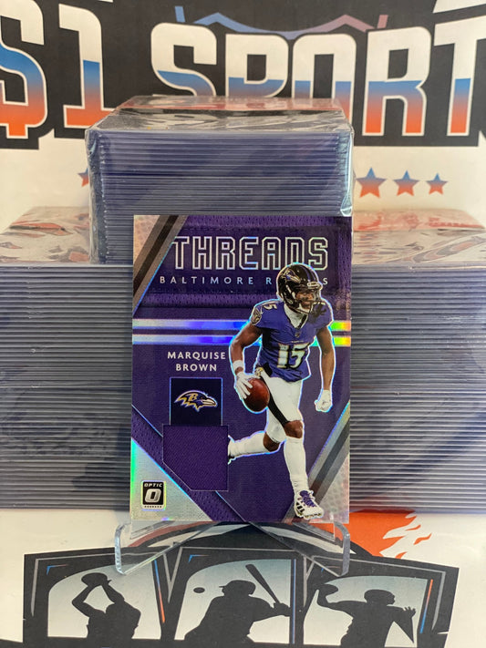 2020 Donruss Optic (Threads Relic) Marquise Brown #DT-MB