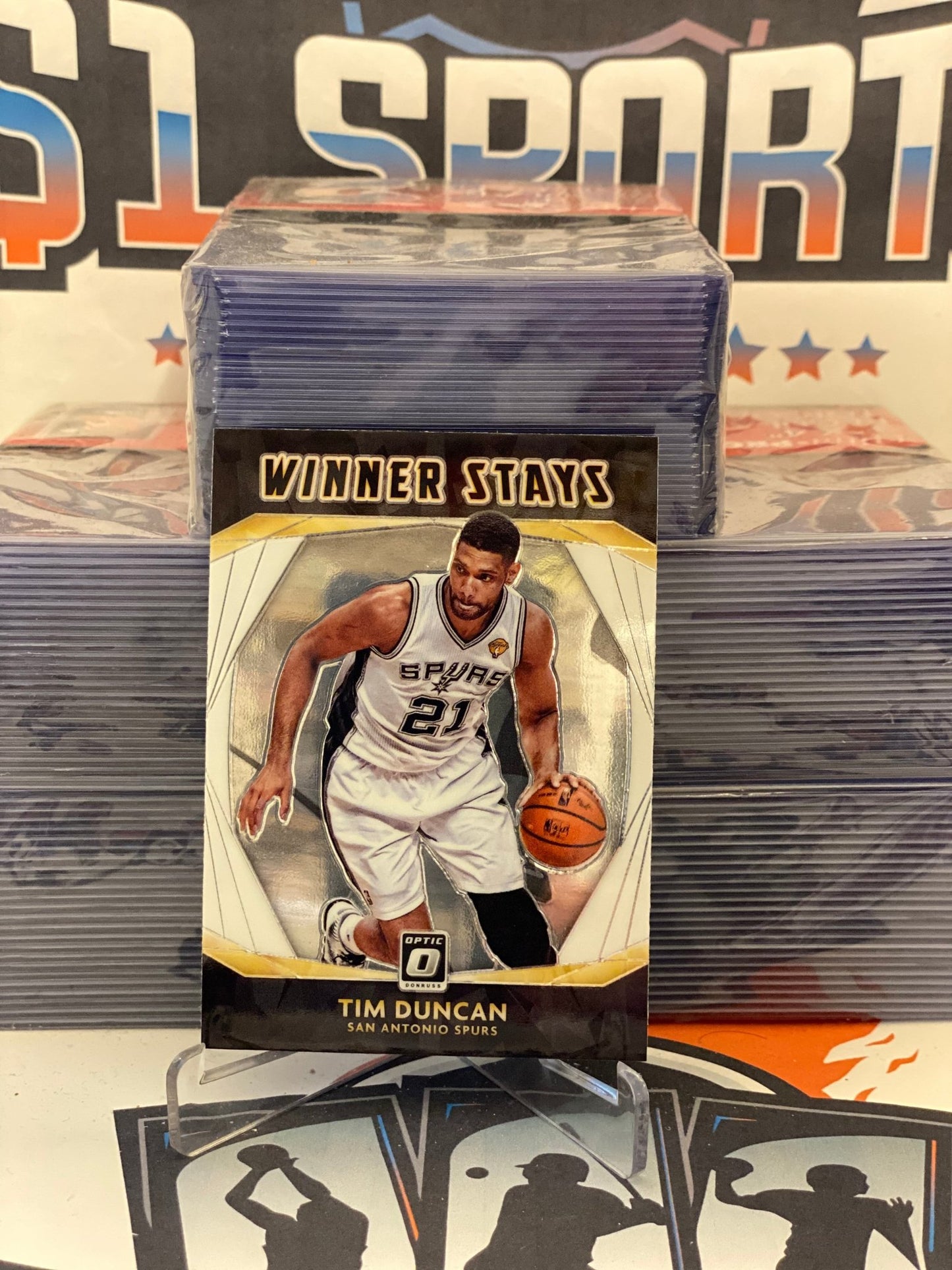 2020 Donruss Optic (Winner Stays) Tim Duncan #15