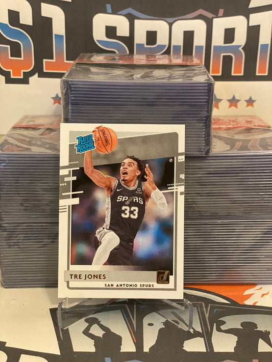 2020 Donruss (Rated Rookie) Tre Jones #244