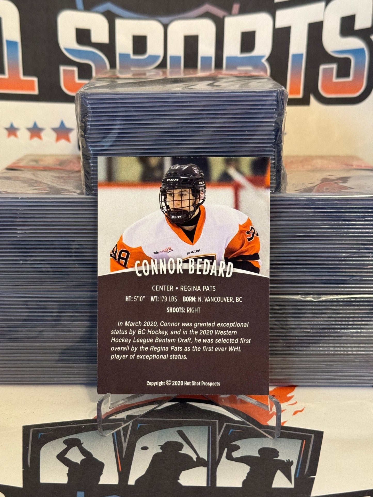 2020 Hot Shot Prospects Connor Bedard #NNO