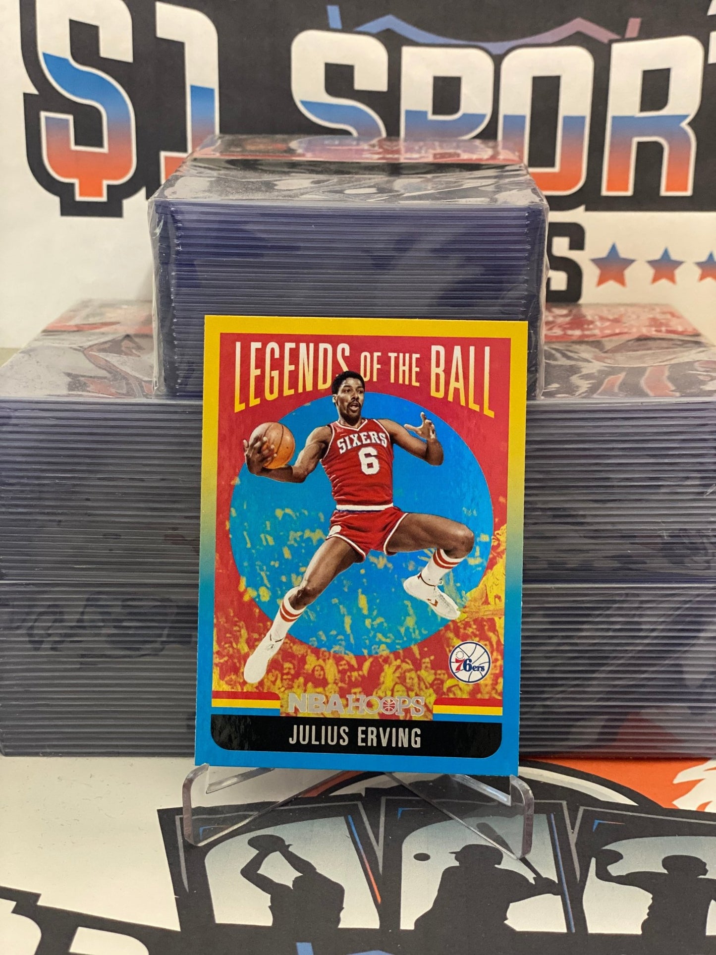 2020 NBA Hoops (Legends of the Ball) Julius Erving #8