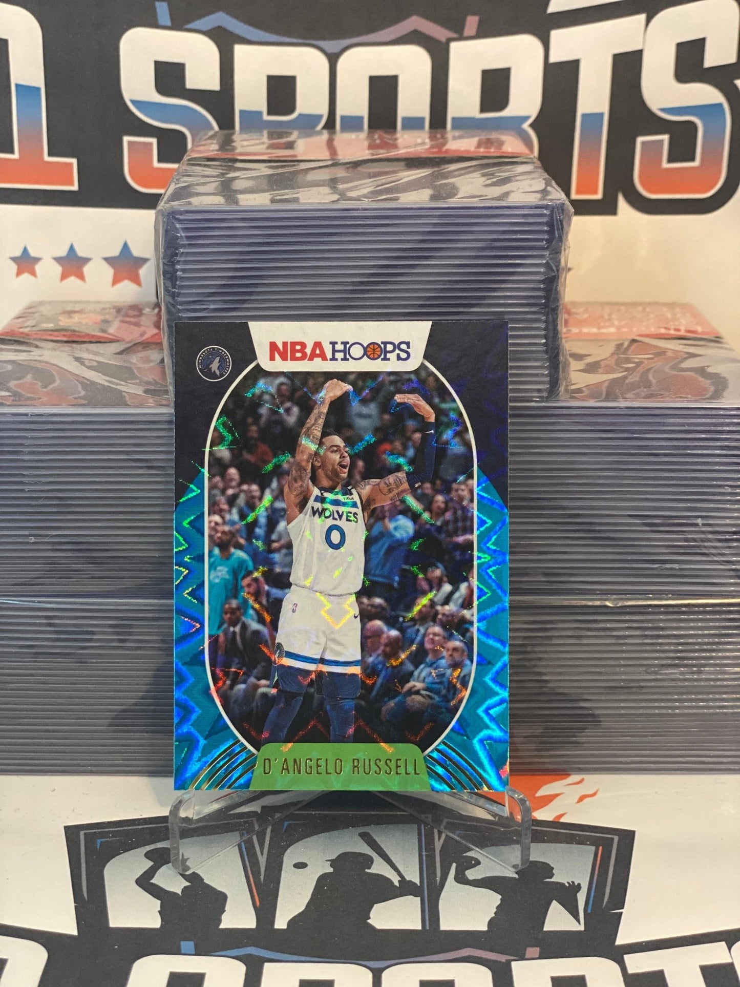 2020 NBA Hoops (Teal Explosion) D'Angelo Russell #188